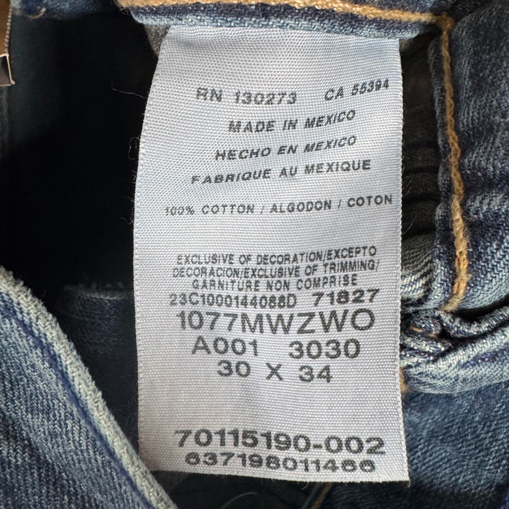 Wrangler Retro Slim Boot Jeans Mens 30x34 Medium Wash Denim 1077MWZWO NWT - Picture 4 of 8